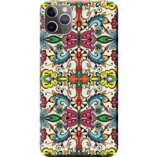 Hesaplı Dünya Apple iPhone 11 Pro Kılıf Dekoratif Geometrik Vektörel Baskılı Esnek TPU Silikon