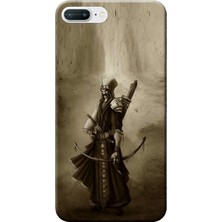 Hesaplı Dünya Apple iPhone 8 Plus Kılıf Yeniçeri Baskılı Esnek TPU Silikon