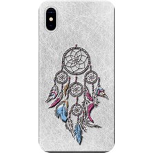 Hesaplı Dünya Apple iPhone XS Kılıf Düş Kapanı Dreamcatcher Baskılı Esnek TPU Silikon