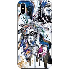 Hesaplı Dünya Apple iPhone XS Kılıf Çağrışım Recall Baskılı Esnek TPU Silikon