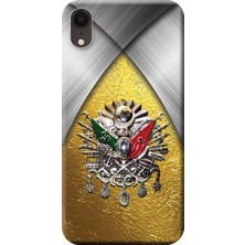 Hesaplı Dünya Apple iPhone XR Kılıf Osmanlı Tuğra Tasarım Baskılı Esnek TPU Silikon