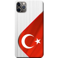 Hesaplı Dünya Apple iPhone 11 Pro Max Kılıf Ay Yıldız Baskılı Esnek TPU Silikon