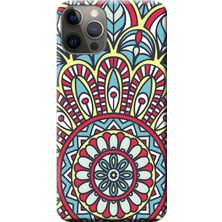 Hesaplı Dünya iPhone 12 Pro Kılıf Dekoratif Geometrik Vektörel Baskılı Esnek Tpu SILIKON1627