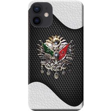 Hesaplı Dünya Apple iPhone 12 Kılıf Osmanlı Tuğra Tasarım Baskılı Esnek TPU Silikon