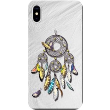 Hesaplı Dünya Apple iPhone X Kılıf Düş Kapanı Dreamcatcher Baskılı Esnek TPU Silikon