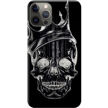Hesaplı Dünya Apple iPhone 12 Pro Max Kılıf King Skull Baskılı Esnek TPU Silikon