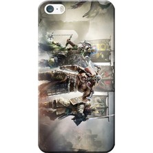 Hesaplı Dünya Apple iPhone 5/5S Kılıf For Honor Samuray Viking Baskılı Esnek TPU Silikon