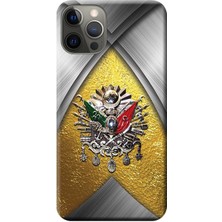 Hesaplı Dünya Apple iPhone 12 Pro Kılıf Osmanlı Tuğra Tasarım Baskılı Esnek TPU Silikon
