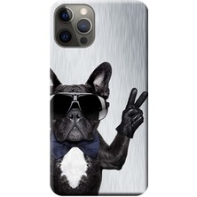Hesaplı Dünya Apple iPhone 12 Pro Kılıf Kokteyl Parti Köpek Baskılı Esnek TPU Silikon