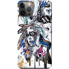 Hesaplı Dünya Apple iPhone 12 Pro Max Kılıf Çağrışım Recall Baskılı Esnek TPU Silikon