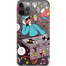 Hesaplı Dünya Apple iPhone 12 Pro Kılıf Dj Ref Baskılı Esnek TPU Silikon