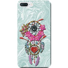 Hesaplı Dünya Apple iPhone 8 Plus Kılıf Düş Kapanı Dreamcatcher Baskılı Esnek TPU Silikon