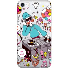 Hesaplı Dünya Apple iPhone 6/6S Kılıf Dj Ref Baskılı Esnek TPU Silikon