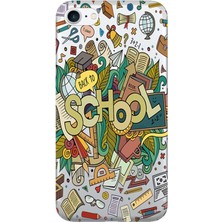 Hesaplı Dünya Apple iPhone 6/6S Kılıf School Baskılı Esnek TPU Silikon