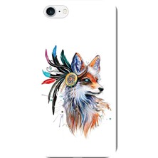 Hesaplı Dünya iPhone 6 Plus Kılıf Süslü Tilki Ruhu Baskılı Esnek Tpu SILIKON3078
