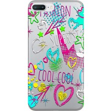 Hesaplı Dünya Apple iPhone 7 Plus Kılıf Süper Star Baskılı Esnek TPU Silikon