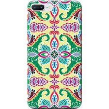Hesaplı Dünya Apple iPhone 7 Plus Kılıf Dekoratif Geometrik Vektörel Baskılı Esnek TPU Silikon