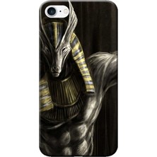 Hesaplı Dünya Apple iPhone 6/6S Kılıf Anubis Baskılı Esnek TPU Silikon