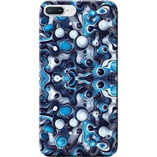 Hesaplı Dünya Apple iPhone 7 Plus Kılıf Dekoratif Dalgalı Kabarcık Baskılı Esnek TPU Silikon