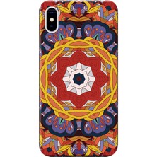 Hesaplı Dünya Apple iPhone X Kılıf Dekoratif Geometrik Vektörel Baskılı Esnek TPU Silikon