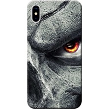 Hesaplı Dünya Apple iPhone X Kılıf Darksiders Baskılı Esnek TPU Silikon