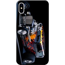 Hesaplı Dünya Apple iPhone XS Kılıf Hot Rod Dog Baskılı Esnek TPU Silikon