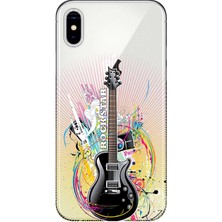 Hesaplı Dünya Apple iPhone XS Kılıf Rock Star Baskılı Esnek TPU Silikon