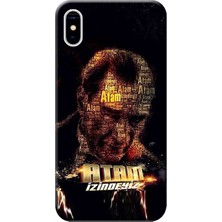 Hesaplı Dünya Apple iPhone XS Max Kılıf Atam İzindeyiz Baskılı Esnek TPU Silikon