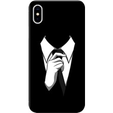 Hesaplı Dünya Apple iPhone XS Max Kılıf Gizemli Adam Baskılı Esnek TPU Silikon
