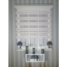 Serin Home Collection Pudra Geçişli Dar Plise Yeni Sezon Zebra Stor Perde