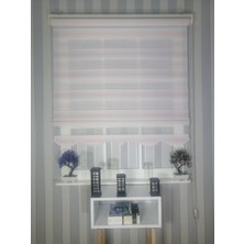 Serin Home Collection Pudra Geçişli Dar Plise Yeni Sezon Zebra Stor Perde