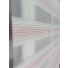 Serin Home Collection Pudra Geçişli Dar Plise Yeni Sezon Zebra Stor Perde