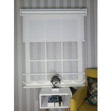 Serin Home Collection Yeni Sezon Çiftli Mekanizma Stor Tül ve Güneşlik