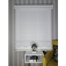Serin Home Collection Yeni Sezon Çiftli Mekanizma Stor Tül ve Güneşlik