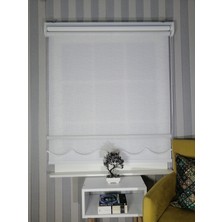 Serin Home Collection Yeni Sezon Çiftli Mekanizma Stor Tül ve Güneşlik