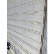 Serin Home Collection Jakar Altın Çizgili Yeni Sezon Zebra Stor Perde