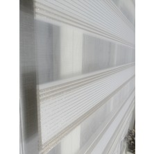 Serin Home Collection Jakar Altın Çizgili Yeni Sezon Zebra Stor Perde