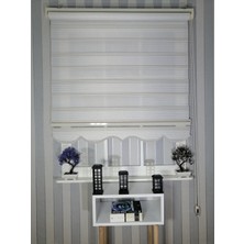 Serin Home Collection Jakar Altın Çizgili Yeni Sezon Zebra Stor Perde