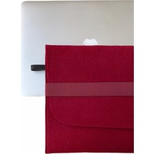 Handmade MacBook Pro Kılıf Çanta 16'' Için Bordo