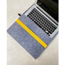 Handmade MacBook Pro Kılıf Çanta 15'' Için Gri