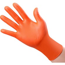 NT-İ GLOVE Nti-Glove Turuncu Pudrasız Nitril Koruma Eldiveni 50 Adet L