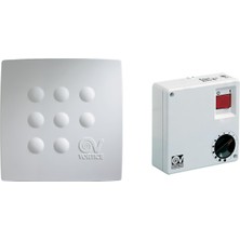 Vortice Vort Quadro I Micro 100 I C 1.5 Hız Anahtarı Tasarruflu Havalandırma Fanı Anahtar Yüksek Basınçlı Agmair Agm Havalandırma Fanları