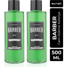 Barber Marmara Barber 500ML Cam Şişe No.7 Kolonya Seti