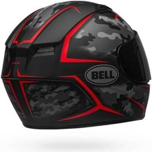 Bell Qualifier Stealth Kırmızı Siyah Kapalı Motosiklet Kaskı