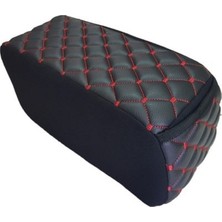 Tegin Ferrari 360 1999-2005 Kolçak Kol Dayama Siyah Deri Kırmızı Desen