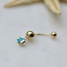 By Golden House Balık Göbek Piercing