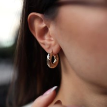 By Golden House Dome Rulo Küpe