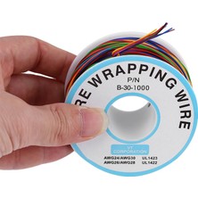 Alkatronik 280 Metre 8 Renk 0.25MM Tel Kalınlığı 30AWG Makara Atlama Kablosu