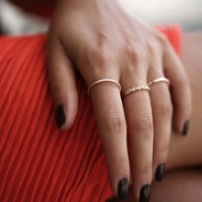 By Golden House Örgü Yüzük Kombin