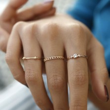 By Golden House Örgü Yüzük Kombin